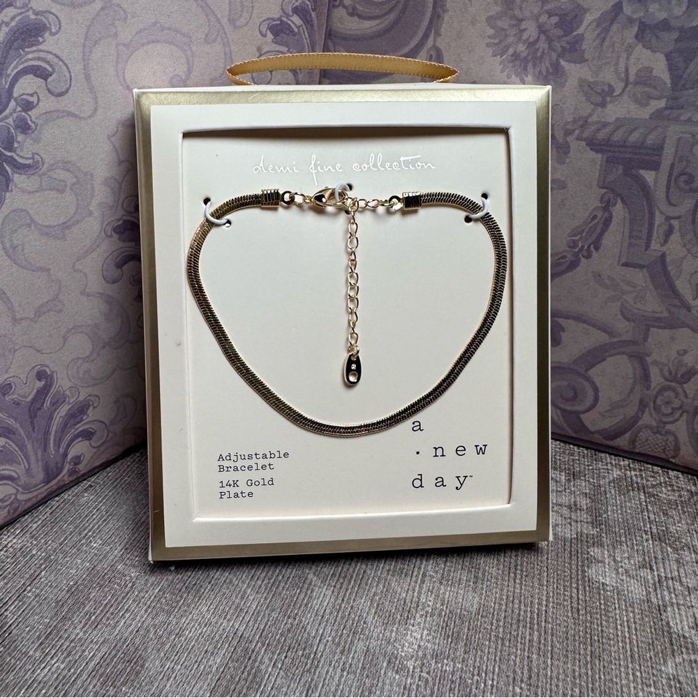 A New Day | Gold Adjustable Bracelet